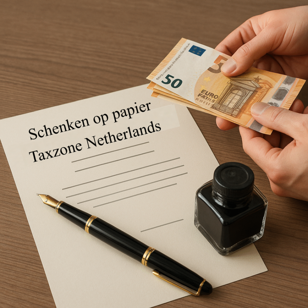 Schenken op papier Taxzone Netherlands